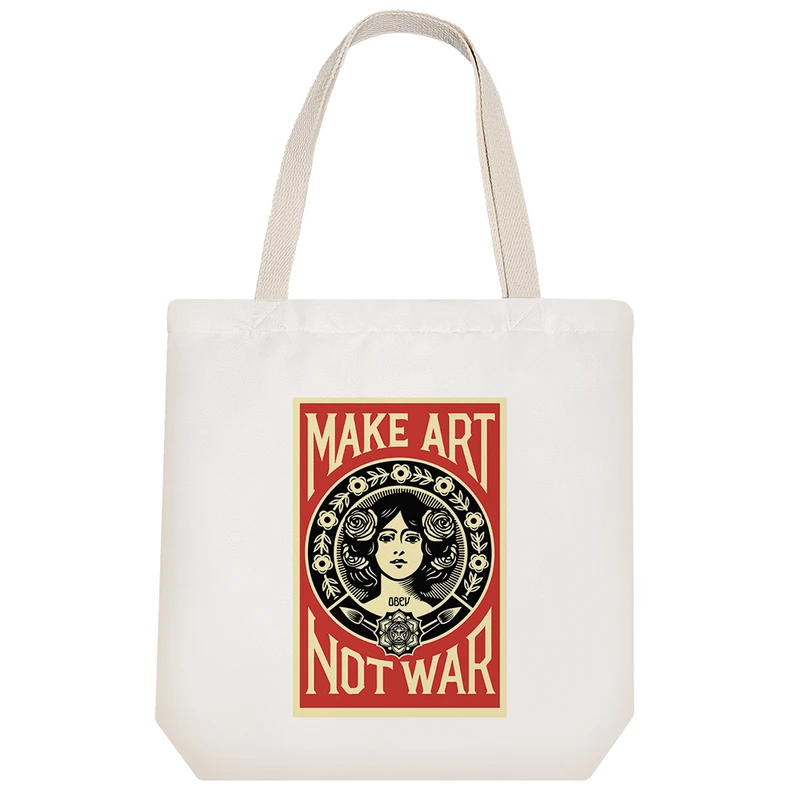 ساک خرید خندالو طرح هنر خلق کن نه جنگ کد 9876