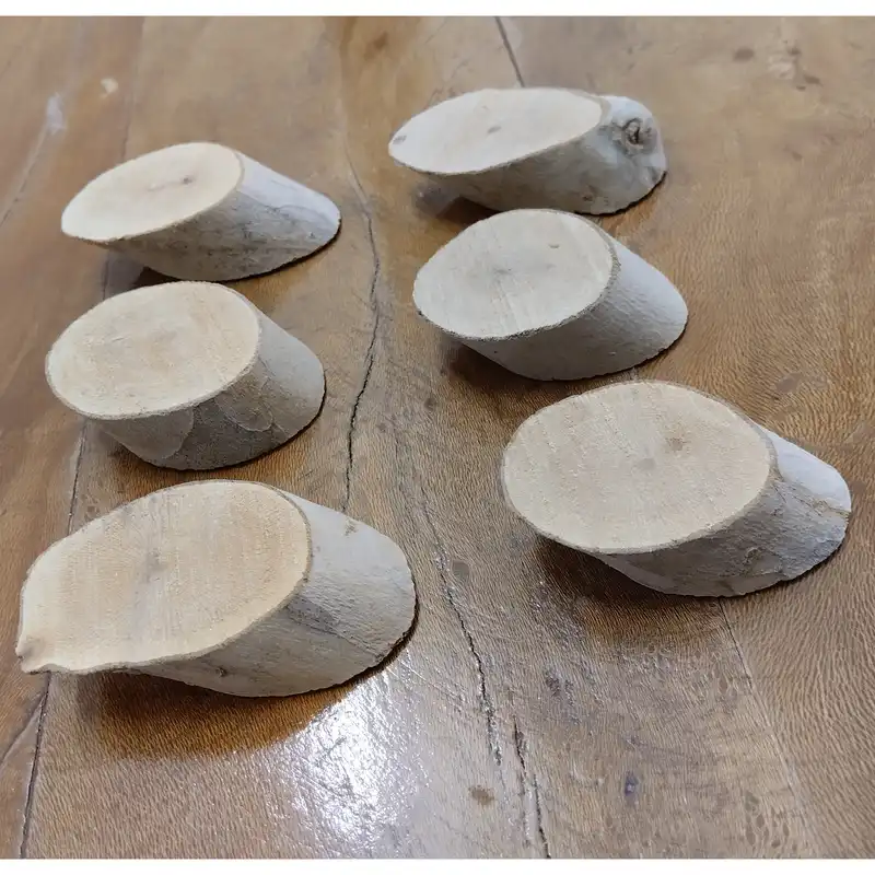 اسلایس چوبی مدل مریخ مورب بسته 6 عددی