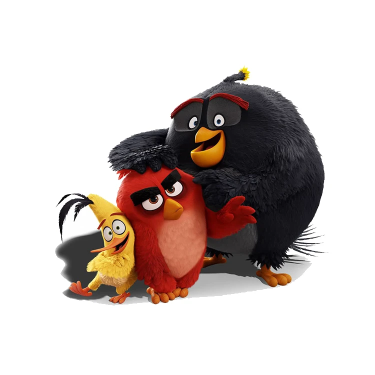 استیکر پارچه و لباس پاد آفرین مدل پرندگان خشمگین  کد 2260