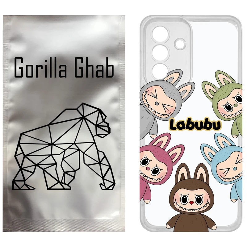 کاور گوریلا قاب مدل CLG کد 102 طرح لبوبو Labubu مناسب برای گوشی موبایل سامسونگ Galaxy A36