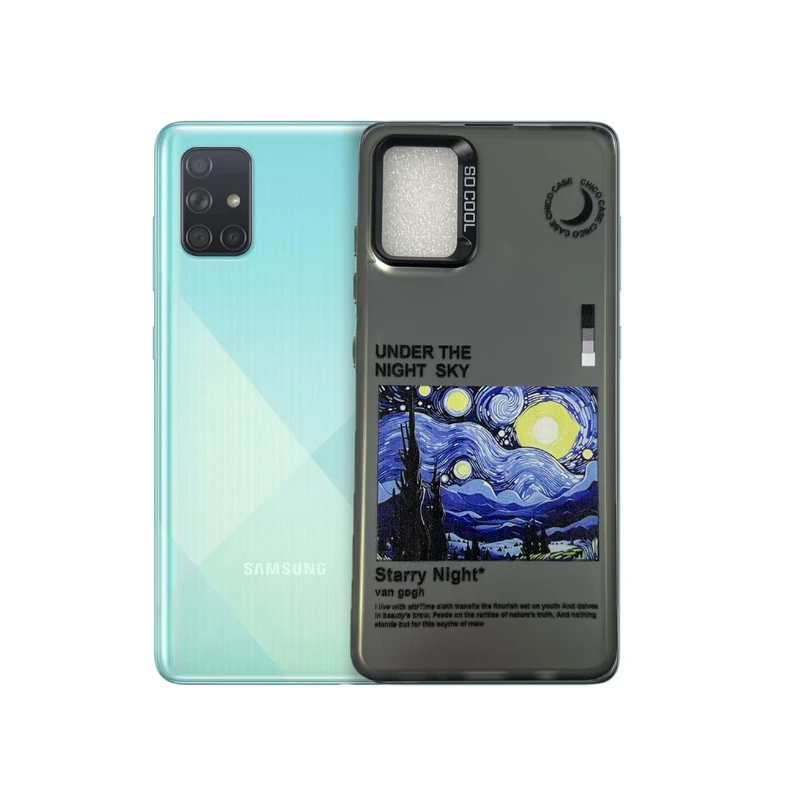 کاور طرح شب پرستاره مناسب برای گوشی موبایل سامسونگ Galaxy A51