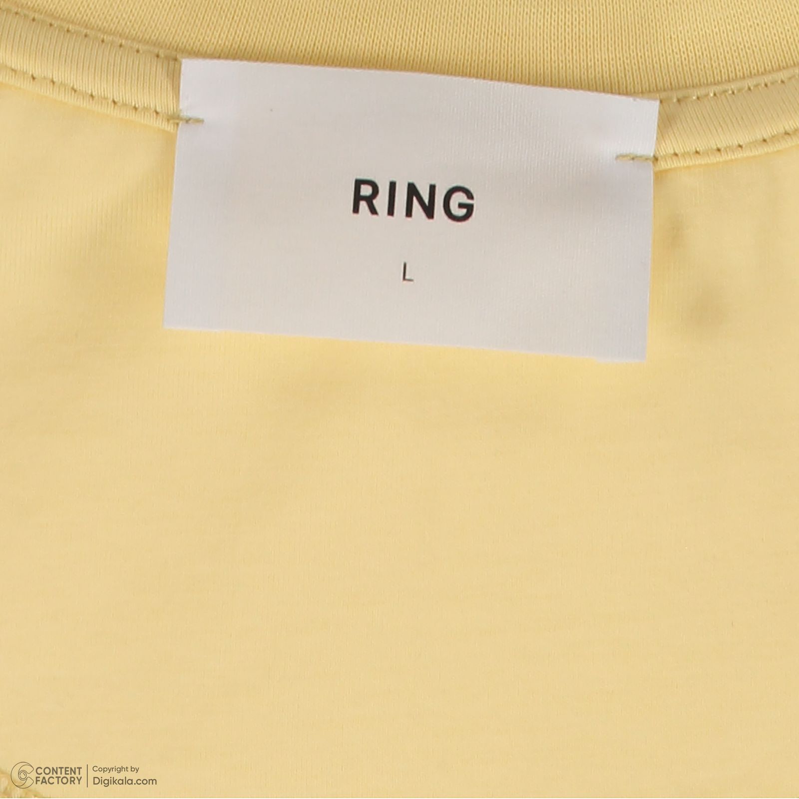 تی شرت لانگ مردانه رینگ مدل TMK00750/3 رنگ زرد -  - 6