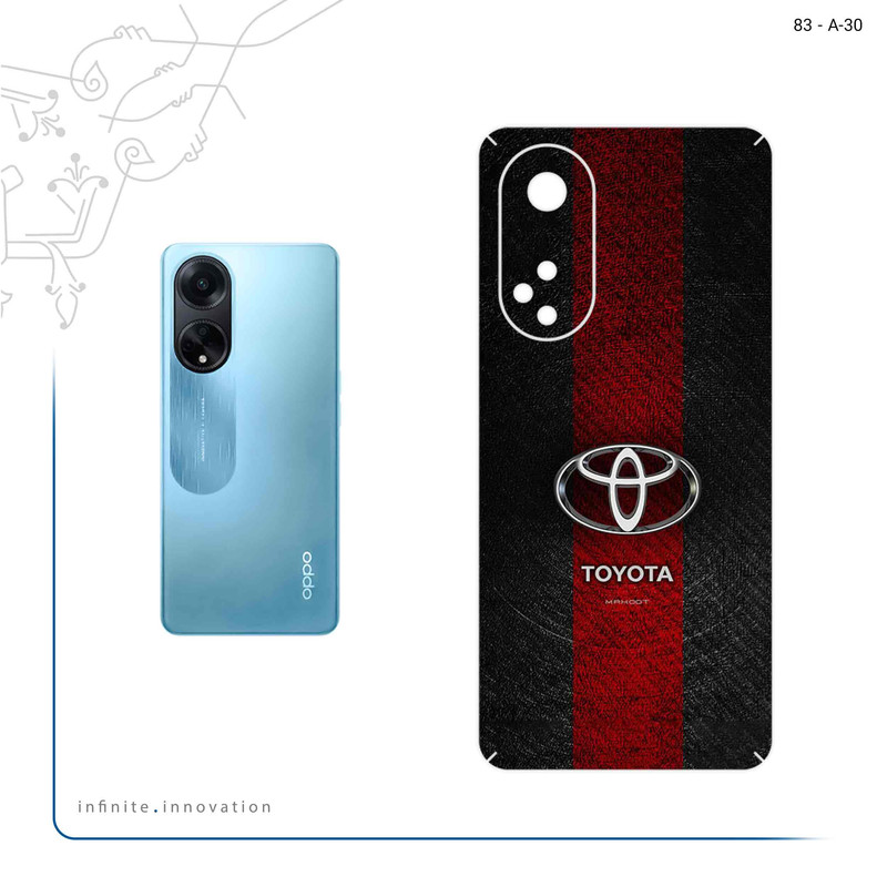 برچسب پوششی ماهوت مدل TOYOTA_Logo مناسب برای گوشی موبایل اپو A98