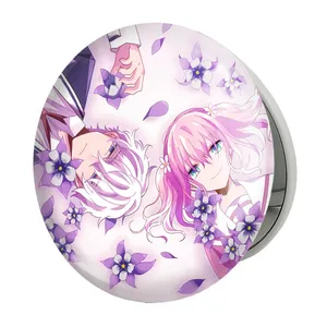 آینه جیبی خندالو طرح نانا و کیویا انیمه نانای بی استعداد مدل تاشو کد 23777 