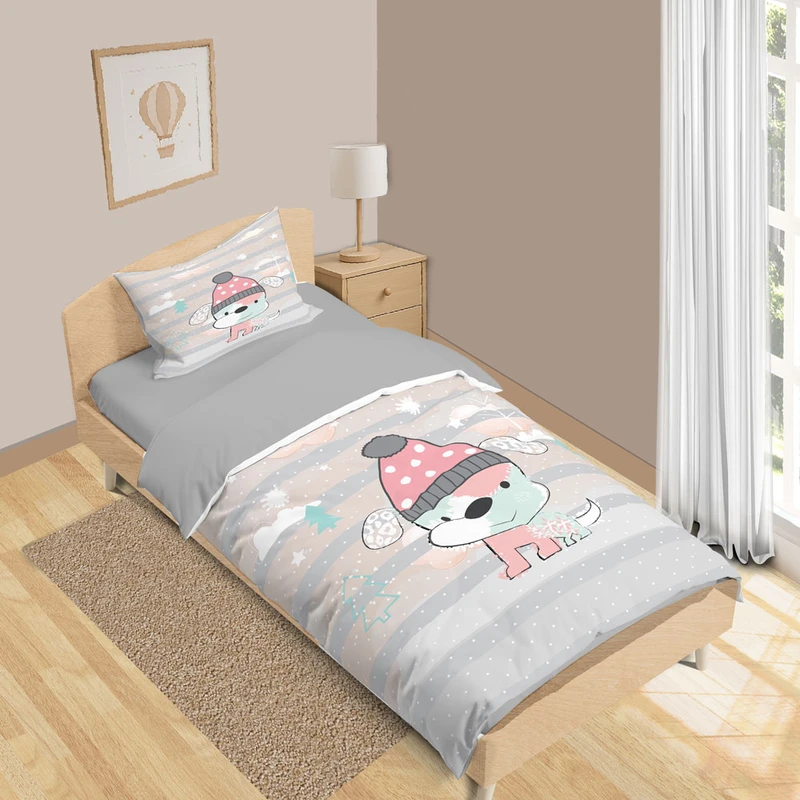 سرویس روتختی 1 نفره 5 تکه نوپه هوم مدل هاپو T6445