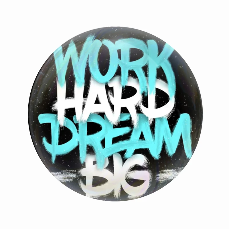 پیکسل عرش مدل انگیزشی Work Hard Dream Big کد Asp2649
