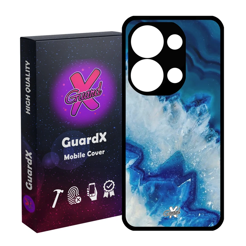 کاور گارد ایکس طرح Blue مدل Glass10407 مناسب برای گوشی موبایل شیائومی Redmi Note 13 Pro 4G / Poco M6 Pro 4G