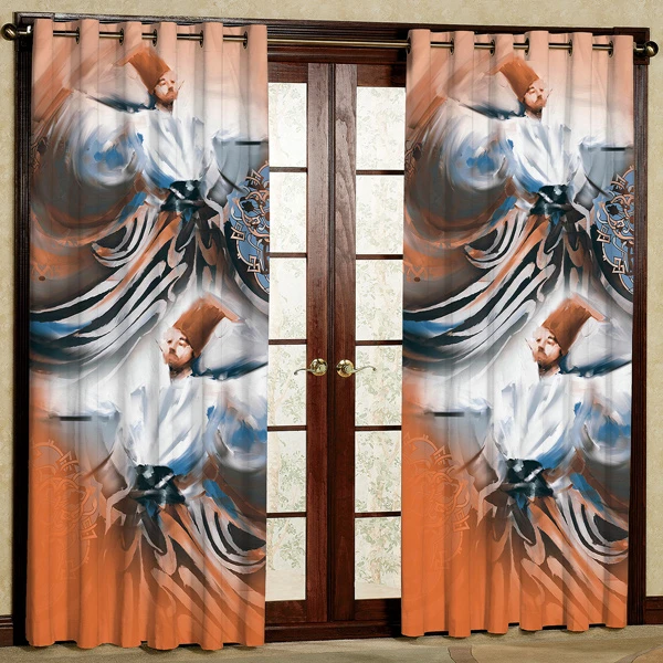 پرده مدل مخمل پانچی کد 7240 سایز 280x140 سانتی متر