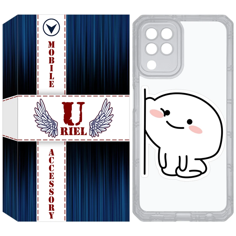 کاور یوریل مدل Clear کد 93 طرح لوس مناسب برای گوشی موبایل سامسونگ Galaxy A22 4G / M32 / M22