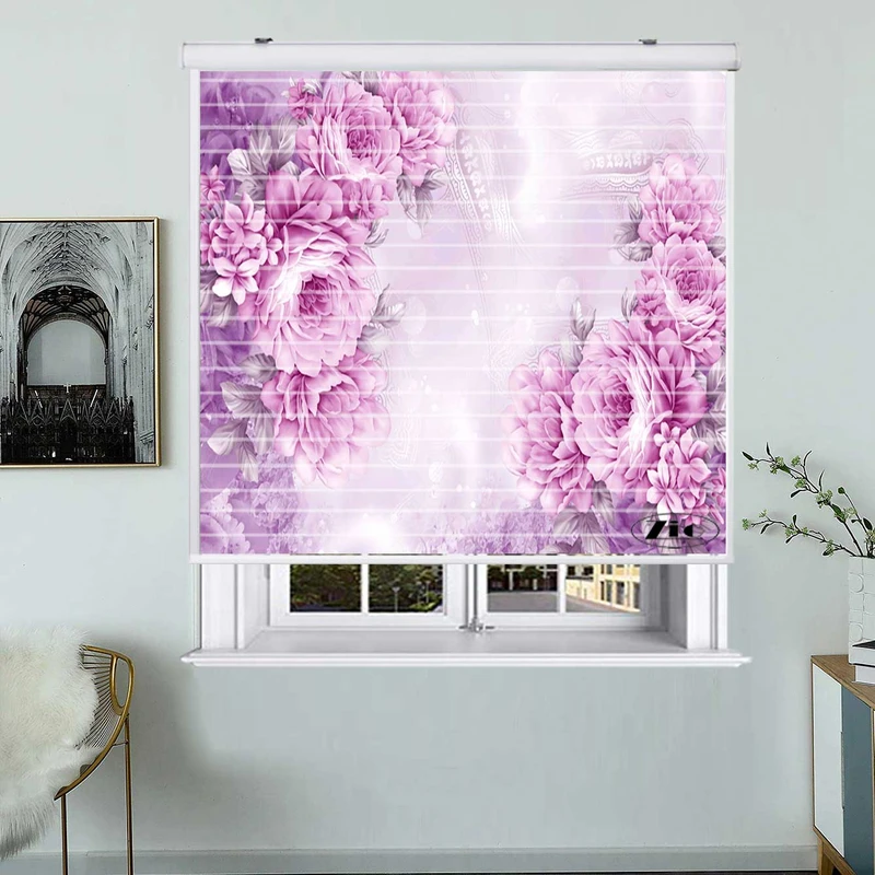 پرده زبرا زیو مدل 3D1133 سایز 150x150 سانتی متر