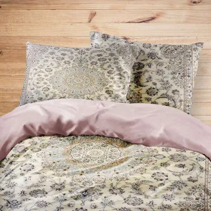 سرویس روتختی مدوپد طرح فرش نایین مدل C-Naeen02 یک نفره 4 تکه