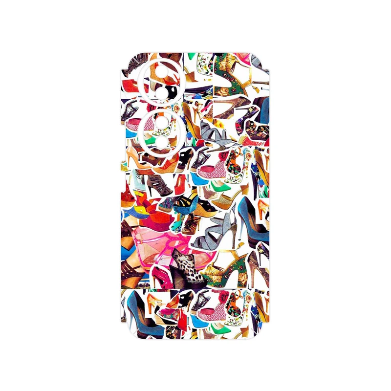 برچسب پوششی ماهوت مدل Collage of High heel Shoes مناسب برای گوشی موبایل آنر 90