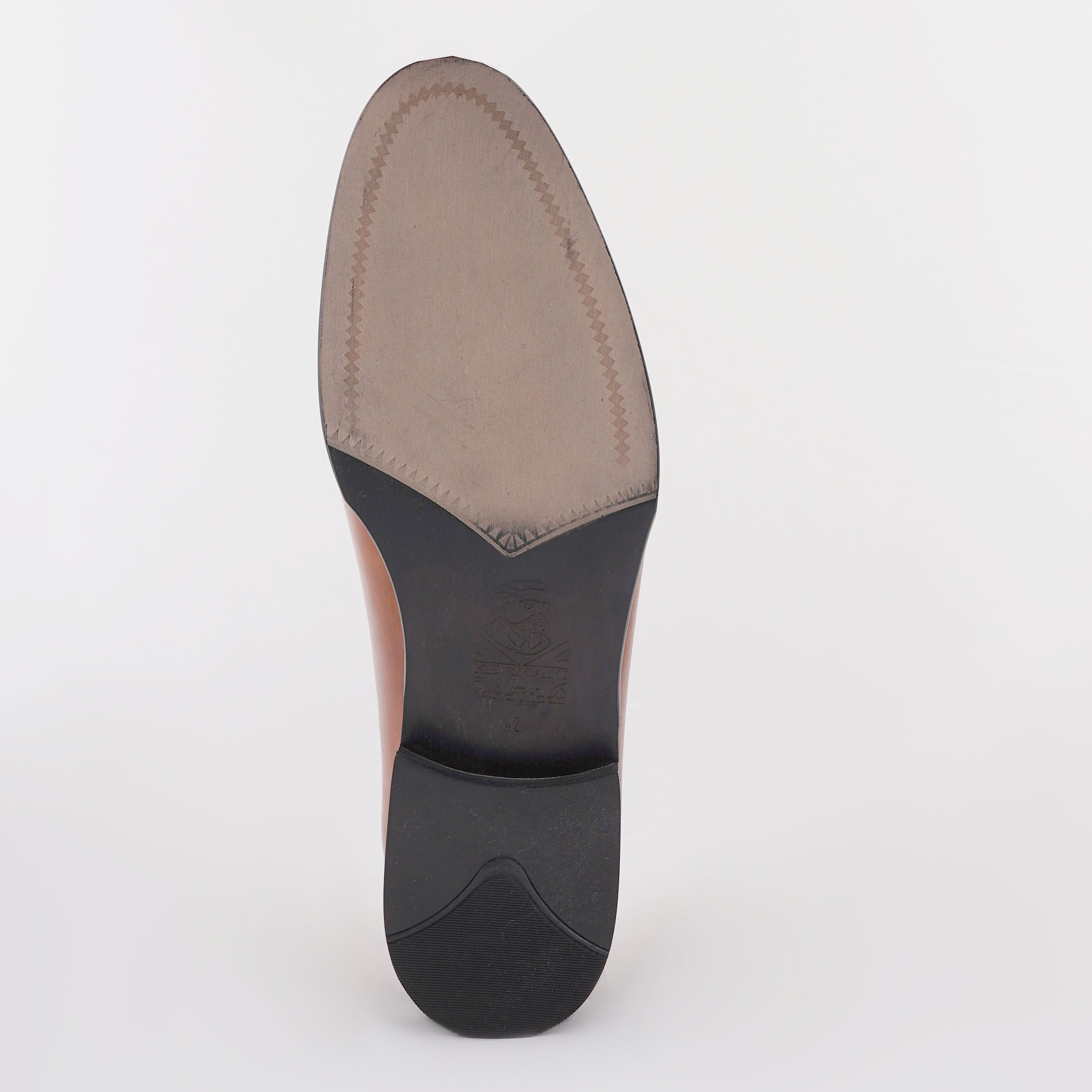 کفش مردانه کرمانی مدل چرم دستدوز طبیعی کد 1073 رنگ عسلی -  - 6