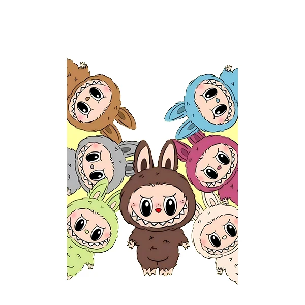 استیکر پارچه و لباس پاد آفرین طرح لبوبو کد 143