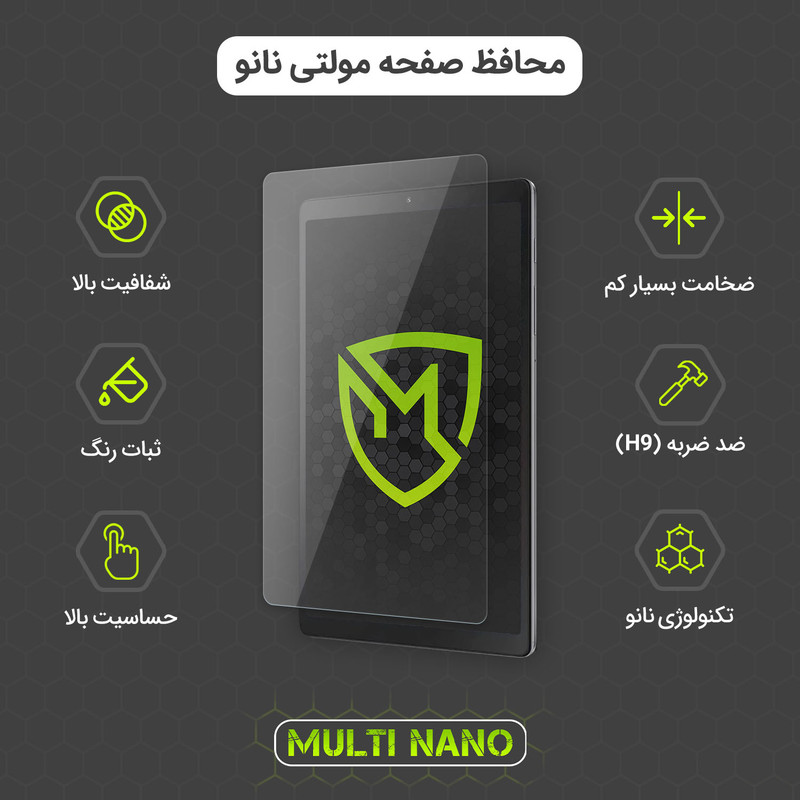 محافظ صفحه نمایش شفاف مولتی نانو مدل X-SFG مناسب برای تبلت شیائومی Redmi Pad SE 11 inch 2024 به همراه برچسب پوششی پشت
