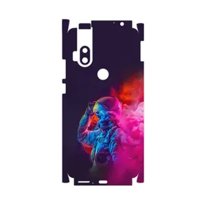 MAHOOT Smoke Rainbow Digital Art 1-FullSkin Cover Sticker for Motorola One Hyper