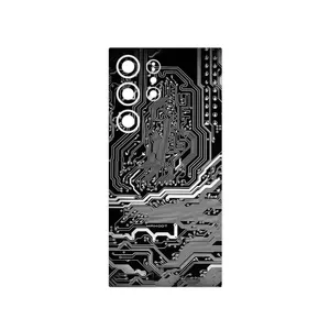 MAHOOT Black_Printed_Circuit_Board Cover Sticker for Samsung Galaxy S24 Ultra