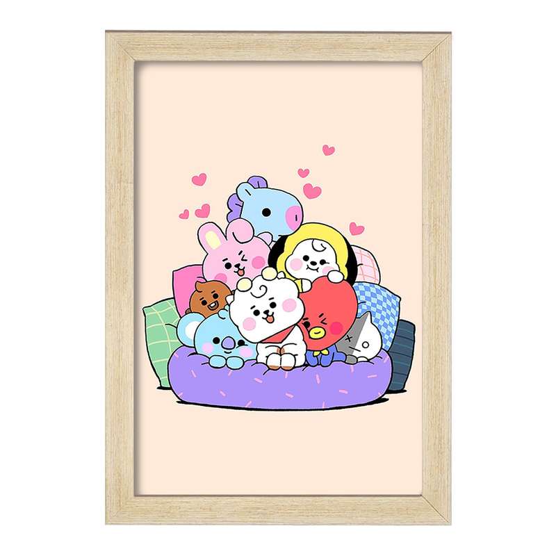 تابلو خندالو مدل BT21 کد 4496