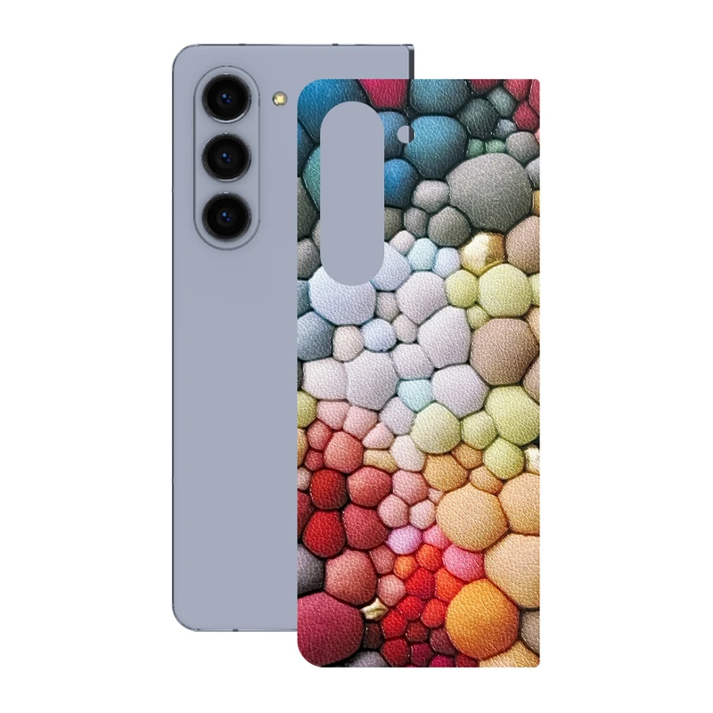 برچسب پوششی ریمکس مدل Leth طرح سنگ رنگی مناسب برای گوشی موبایل سامسونگ Galaxy Z Fold5