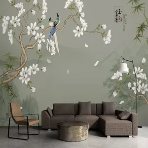 پوستر دیواری سه بعدی مدل شاخه گل سفید DRVF1071