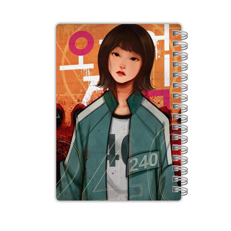 دفترچه یادداشت 50 برگ مدل Squid Game کد 2200