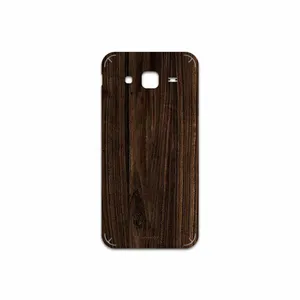 MAHOOT Dark Walnut Wood Cover Sticker for Samsung Galaxy J5