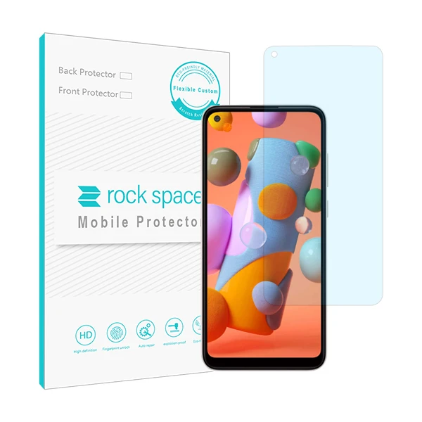 محافظ صفحه نمایش ضد اشعه آبی راک اسپیس مدل HyBLU مناسب برای گوشی موبایل سامسونگ Galaxy A11