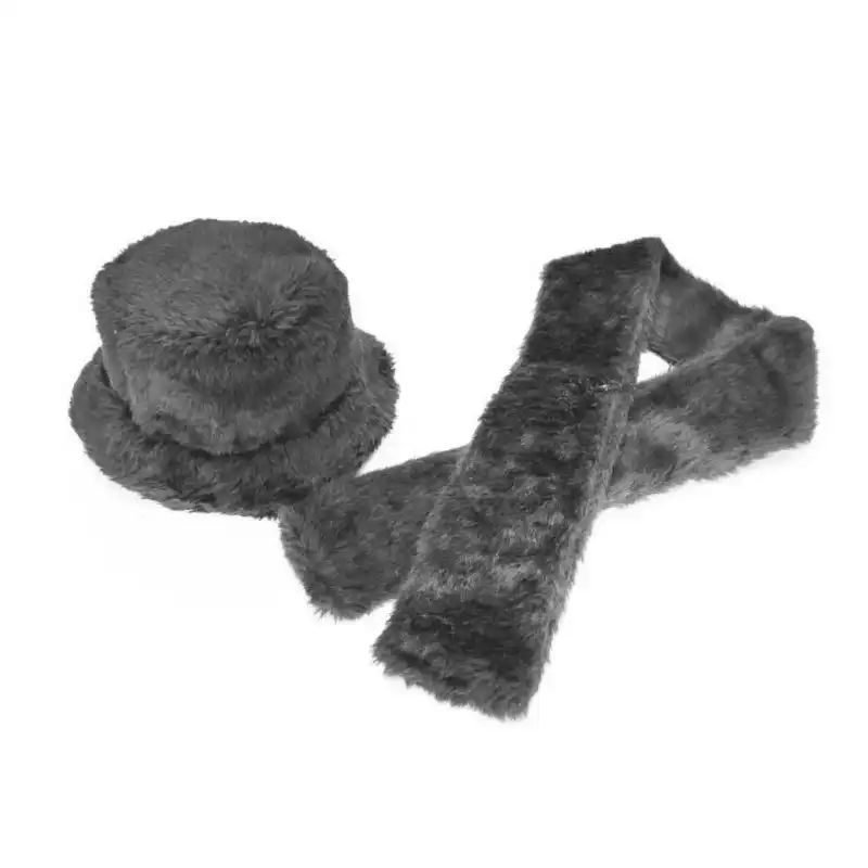 ست کلاه و شال گردن بافتنی مدل فرحی