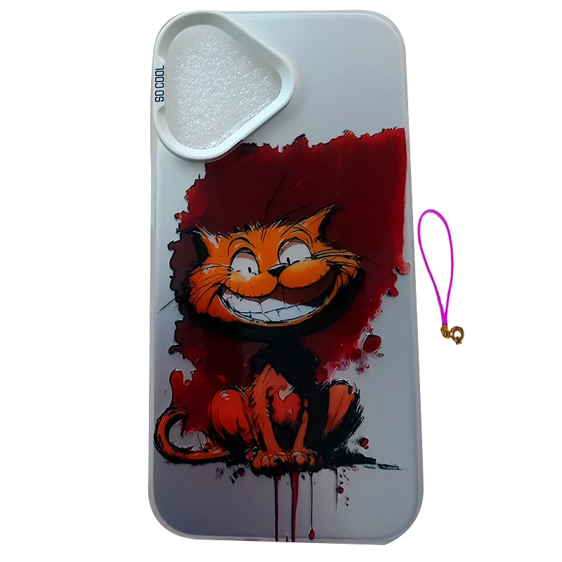 کاور قاب گارد کد Wcat*iphONE16 مناسب برای گوشی موبایل اپل iphone 16 به همراه آویز