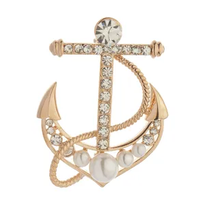 گل سینه زنانه مدل لنگر کشتی کد brfp-359