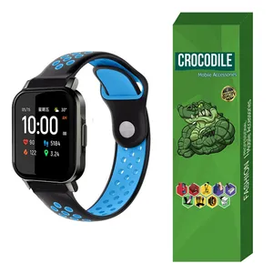 بند کروکودیل مدل NK مناسب برای ساعت هوشمند امیزفیت Amazfit Bip Lite