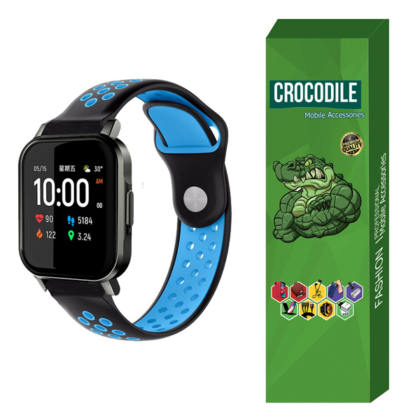 بند کروکودیل مدل NK مناسب برای ساعت هوشمند کیو سی وای  QCY GTS