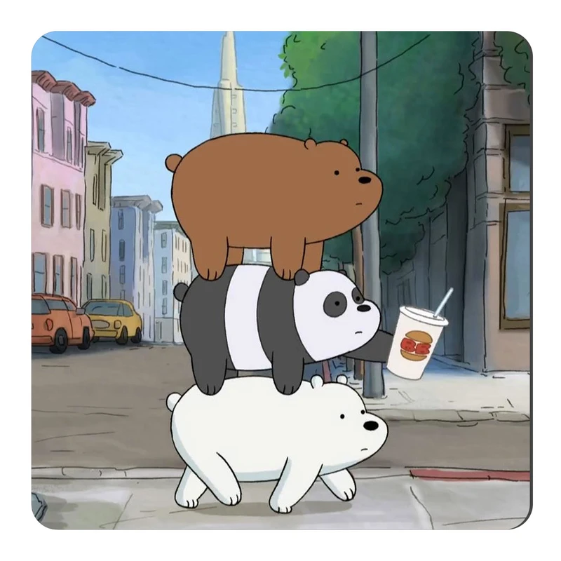 	 مگنت طرح انیمیشن خرسهای کله فندقی کد NIM2647