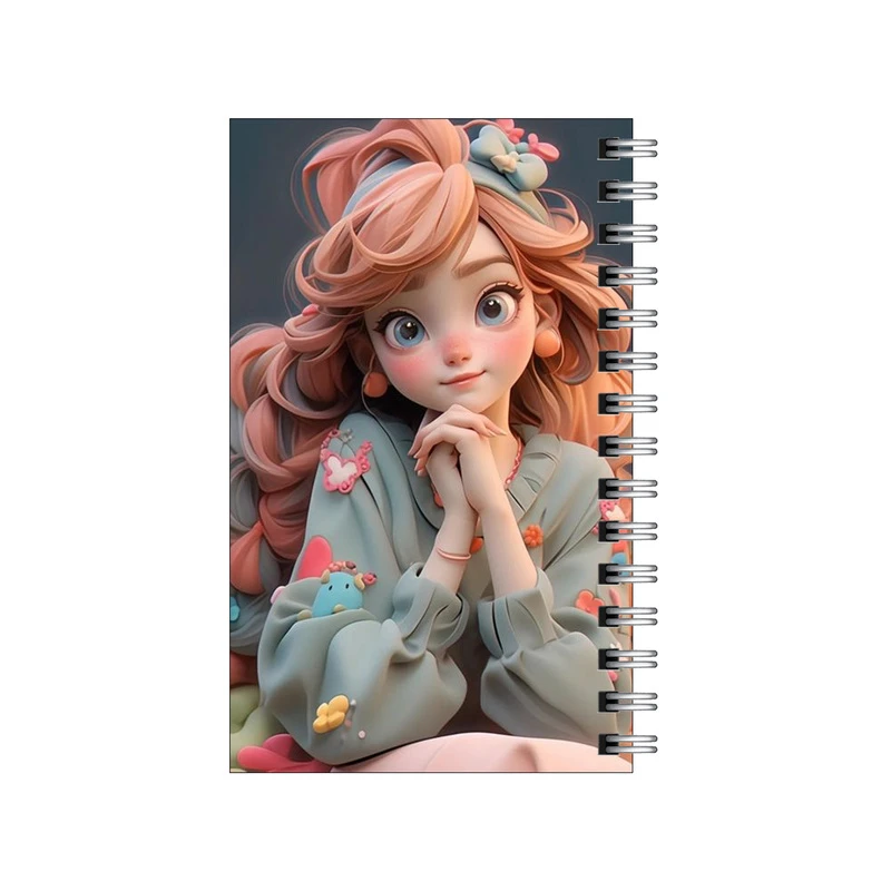 دفترچه یادداشت مدل to do list طرح دختر امیدوار کد 0545024