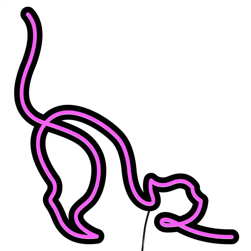 چراغ دکوری آژنگ طرح گربه کد DN-773