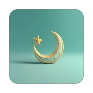 زیر لیوانی کاکتی طرح ماه و ستاره مدل mp53027