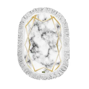 پادری ریحانلوکس مدل بیضی کد PB13 سایز 50X80 سانتی متر