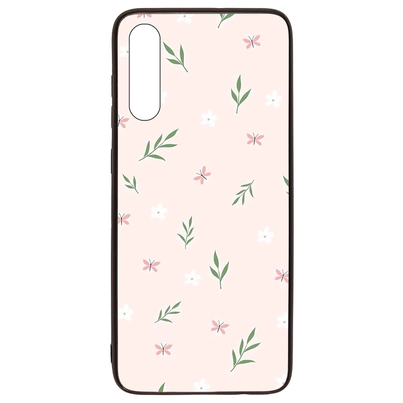 کاور قاب گارد گوشی طرح گل صورتی کد TPU-056 مناسب برای گوشی موبایل سامسونگ Galaxy A70 / A70s