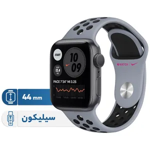 ساعت هوشمند اپل واچ سری 6 مدل 44mm Space Gray Aluminum Case with Nike Sport Band