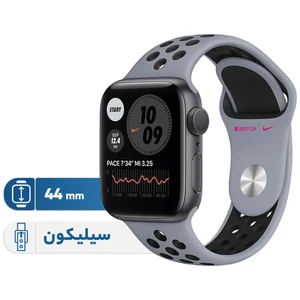 ساعت هوشمند اپل واچ سری 6 مدل 44mm Space Gray Aluminum Case with Nike Sport Band