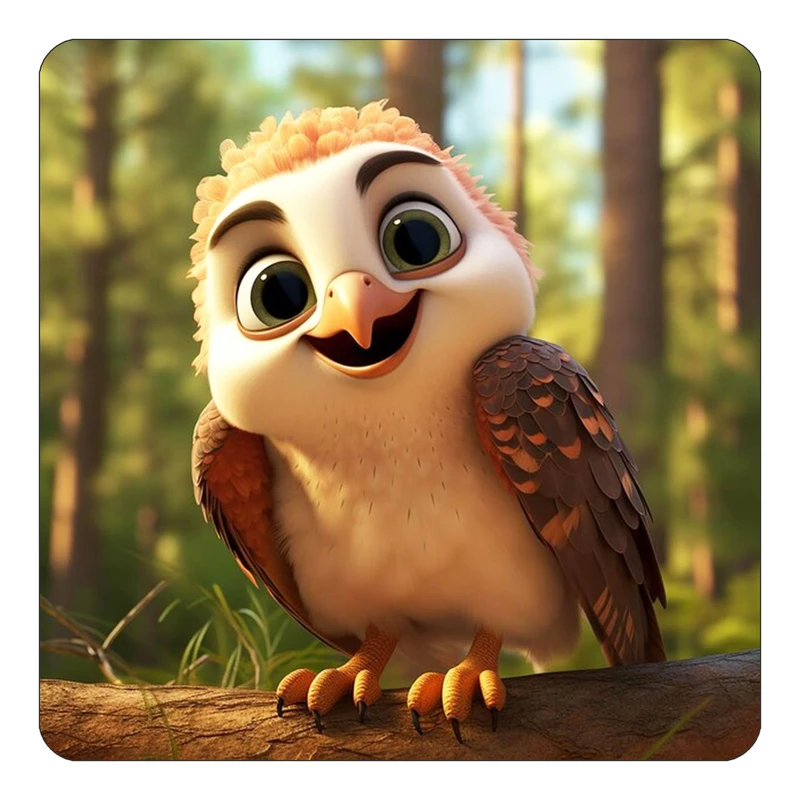 مگنت کاکتی طرح حیوانات کارتونی مدل mp27977