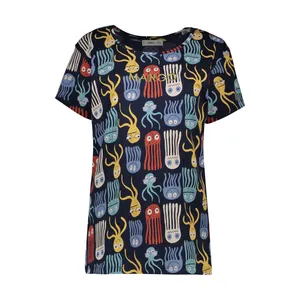 تیشرت آستین کوتاه زنانه مانگو مدل m012