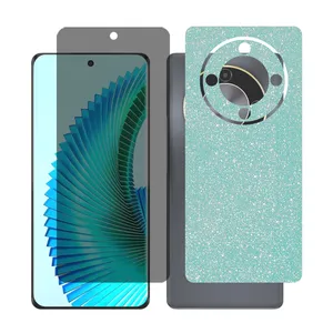 Glass together model privacy screen protector suitable for Honor X9b mobile phone with back cover sticker
