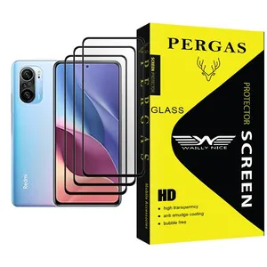 Waily Nice Pergas Glass MIX003 Screen Protector For Xiaomi Redmi K40 Pro Pack Of 3
