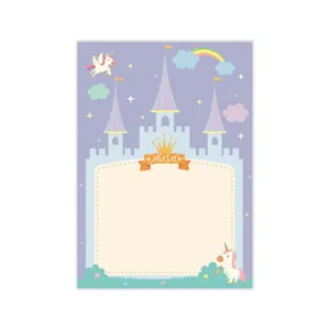 کاغذ یادداشت مدل قلعه و اسب تک شاخ