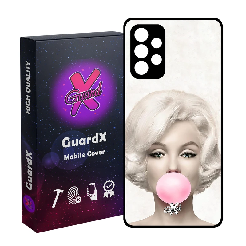 کاور گارد ایکس طرح Marilyn Monroe مدل Glass10257 مناسب برای گوشی موبایل سامسونگ Galaxy A52