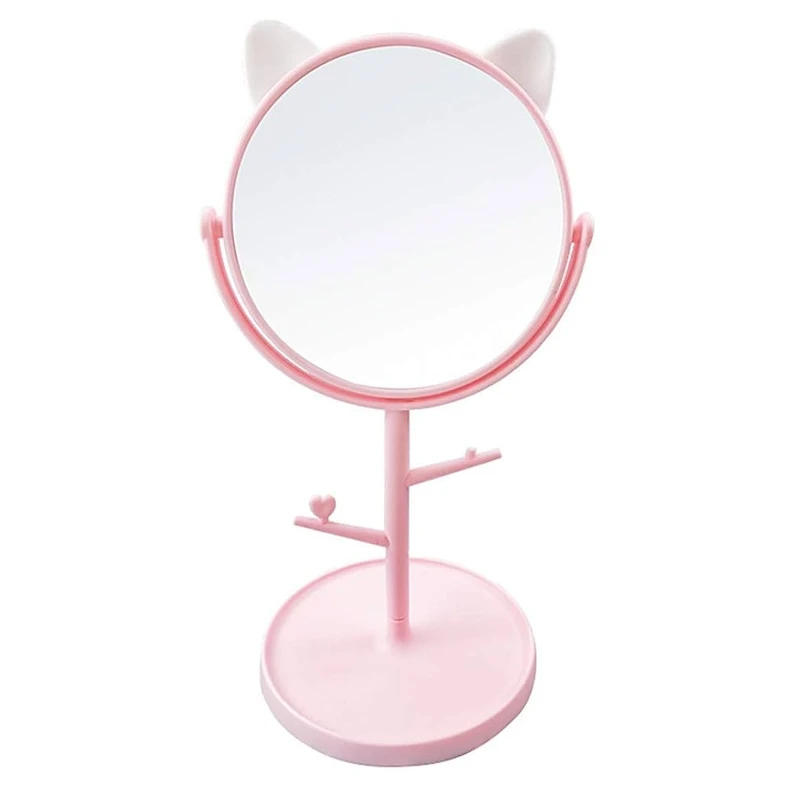 آینه آرایشی رومیزی مدل گربه Ear cat کد ۰۲