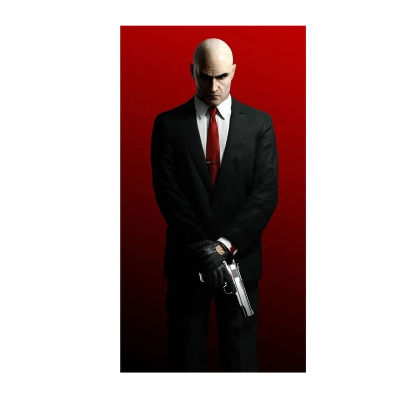 استیکر لپ تاپ و موبایل مدل بازی طزح هیتمن مامور 47 Hitman agent 47 کد 4515