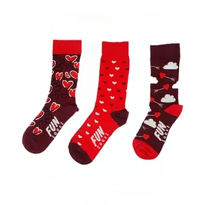 جوراب فانی ساکس مدل Love بسته 3 عددی