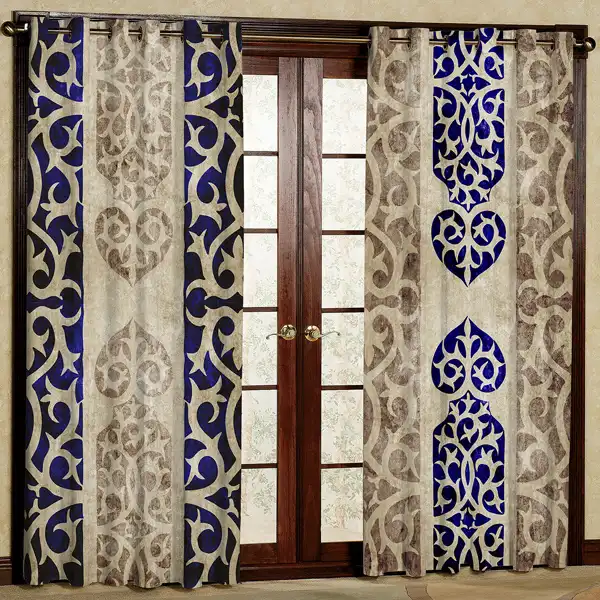 پرده پانچی کد 6316 سایز 280x140 سانتی متر